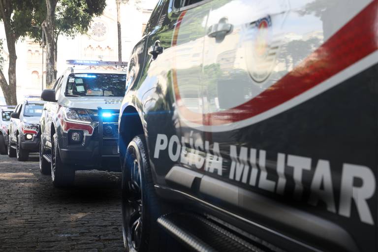 Carros utilizados pela Polícia Militar em São Paulo