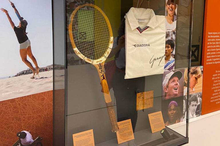 Novo museu do tênis de Roland Garros queria coração desenhado por Guga na quadra