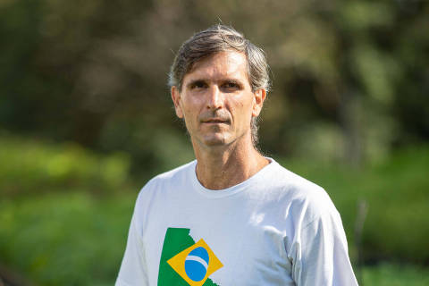 Luís Fernando Guedes Pinto, diretor executivo da Fundação SOS Mata Atlântica, na sede da instituição, na cidade de Itu (SP)