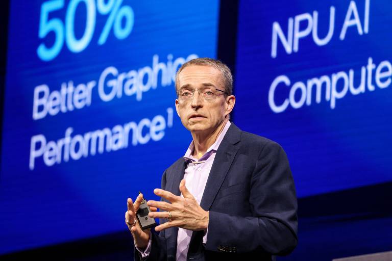 CEO da Intel mira Nvidia em corrida pela liderança dos chips de IA