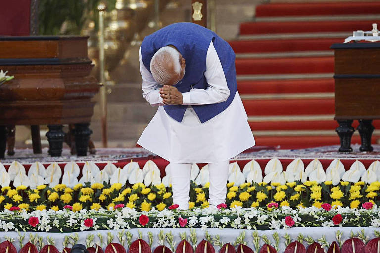 Modi toma posse pela terceira vez consecutiva e enfrenta desafios da coalizão