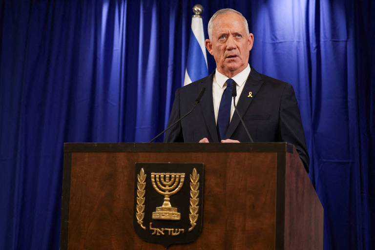 Benny Gantz anuncia sua saída de governo de Israel com críticas a Netanyahu