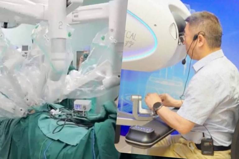 Médico chinês opera, da Itália, paciente em Pequim com uso de robô e conexão 5G