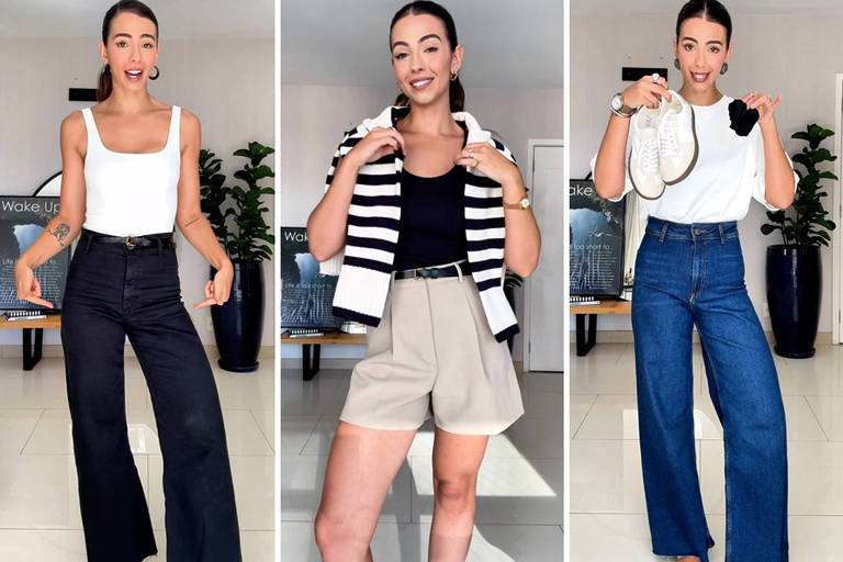 Influenciadora viraliza com 'calça de rica' e dá dicas de moda bem humoradas nas redes