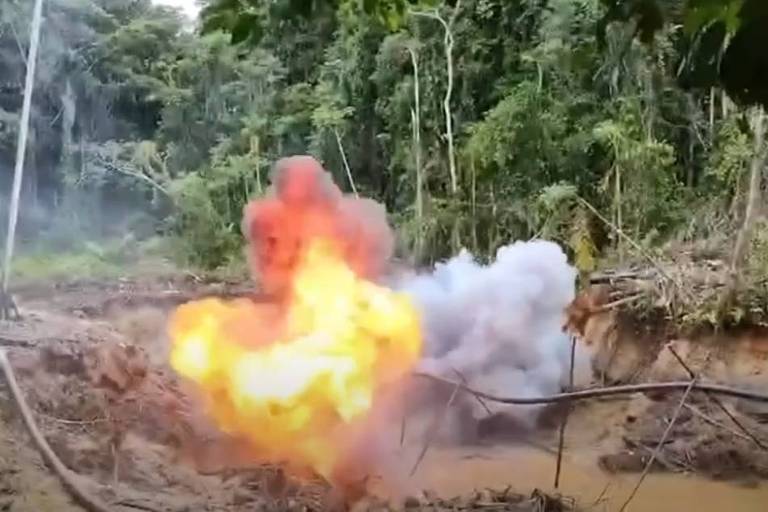 Militares destroem acampamentos de garimpo ilegal na Terra Indígena Yanomami; veja vídeo