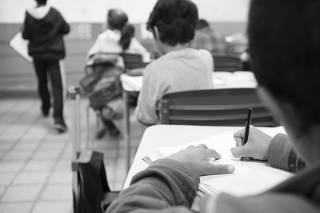 Alunos da Escola Municipal Olívia dos Santos Feierabend