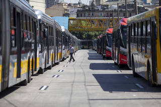 Paralisação de motoristas e cobradores