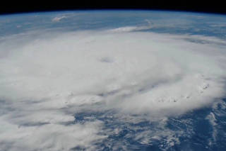 Hurricane Beryl is seen from Space