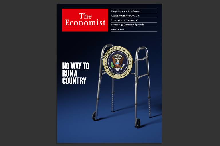 Capa da The Economist contra Biden divide opiniões nas redes: 'Pietá do etarismo'
