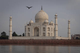 Aftermath of heavy monsoon rains in Agra