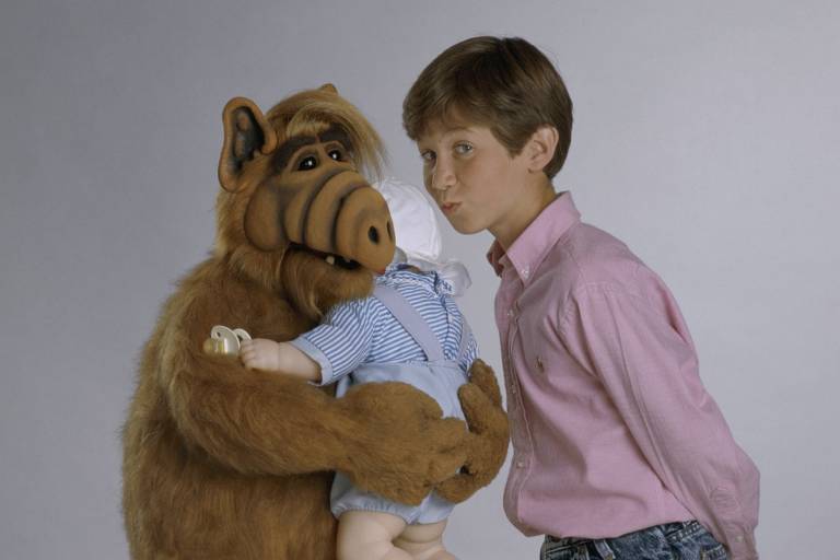 Alf e o ator Benji Gregory