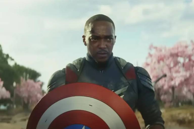 Anthony Mackie em novo 'Capitão América'