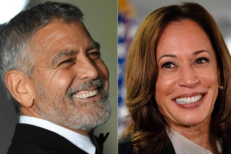 George Clooney comemora desistência de Joe Biden e apoia Kamala Harris