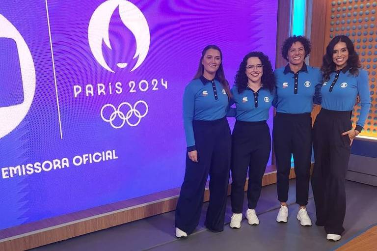 Globo tem equipe formada somente por mulheres em transmissão de futebol pela primeira vez