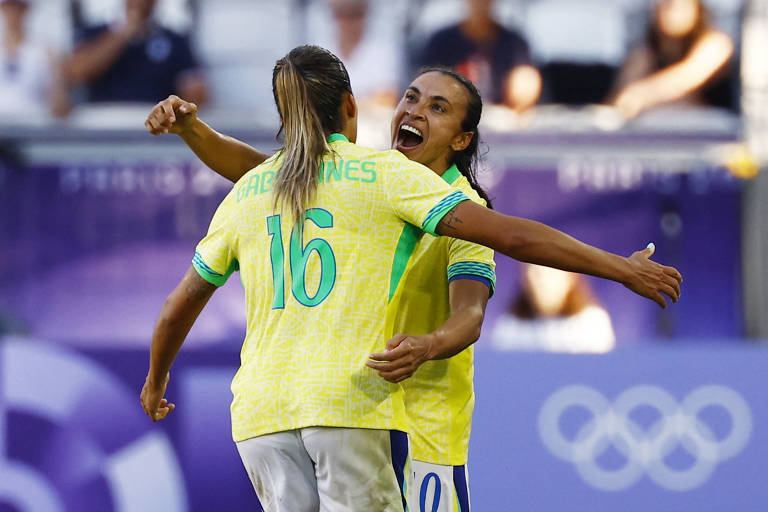 Jogadora Marta inicia adeus à seleção nas Olimpíadas de Paris