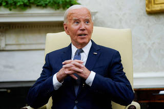 U.S. President Biden meets with Israeli PM Netanyahu at the White House in Washington