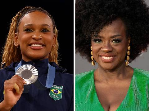 Atriz americana Viola Davis elogia Rebeca Andrade