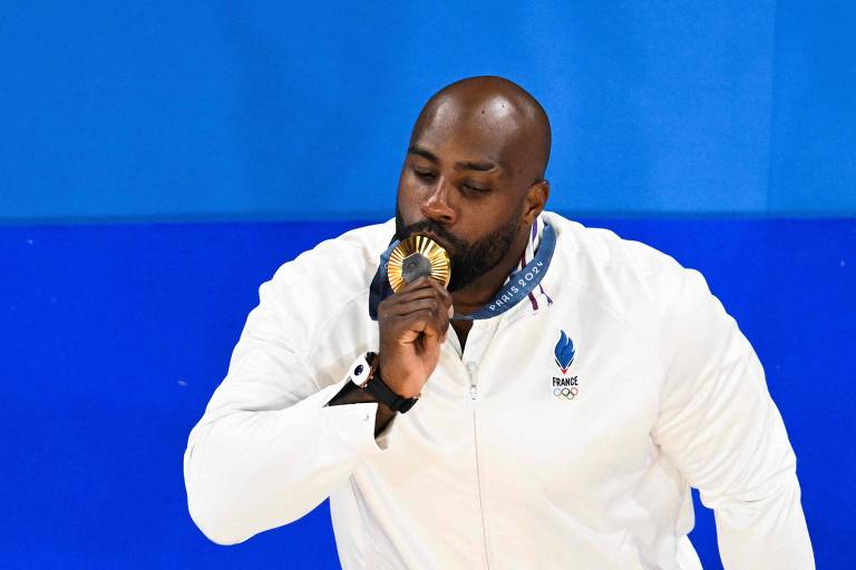 Teddy Riner diz que sua medalha de ouro tem alma brasileira