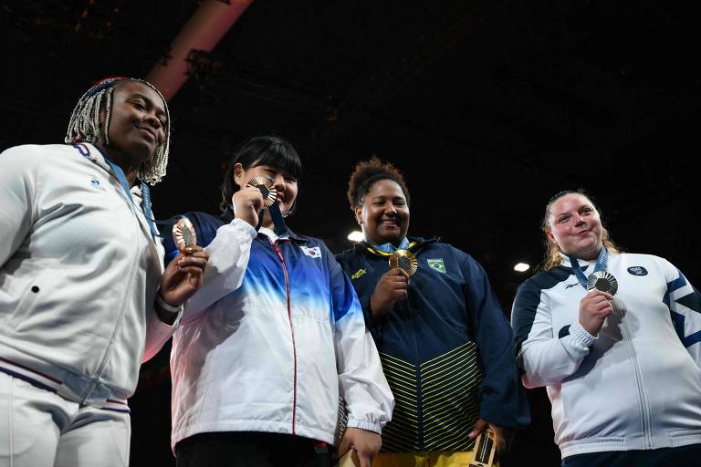 O primeiro ouro olímpico do Brasil em Paris é de uma mulher gorda e negra