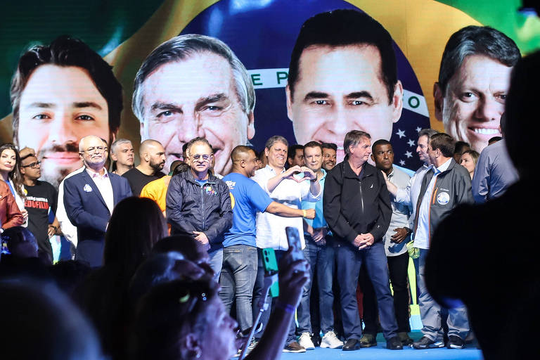 Bolsonaro contraria PL e Valdemar e vai a ato de candidato de Tarcísio em Guarulhos