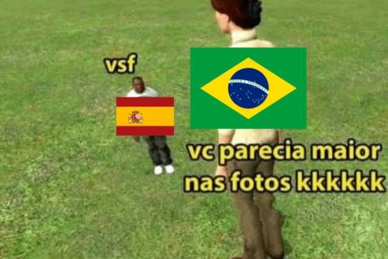 Goleada no futebol salva Brasil de tarde de pesadelo nas redes; veja memes