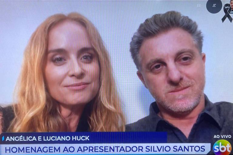 Luciano Huck e Angélica dão entrevista ao vivo no SBT: 'Hoje é TV Silvio Santos'