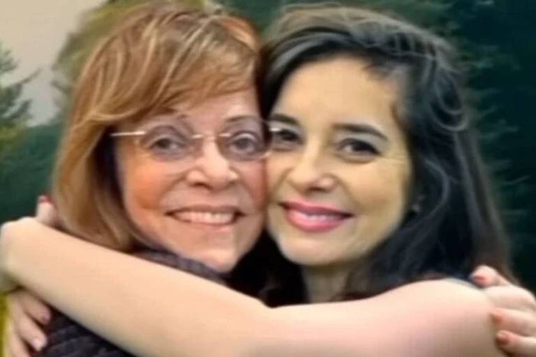 Gloria Perez abraça filha Daniella em vídeo feito com inteligência artificial