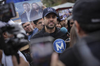 O candidato a prefeito de São Paulo pelo PRTB, Pablo Marçal