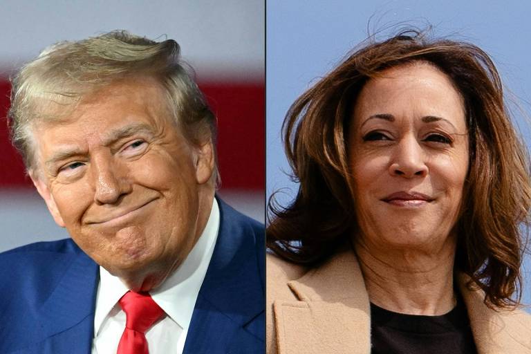 Trump e Kamala aparecem tecnicamente empatados em nova pesquisa