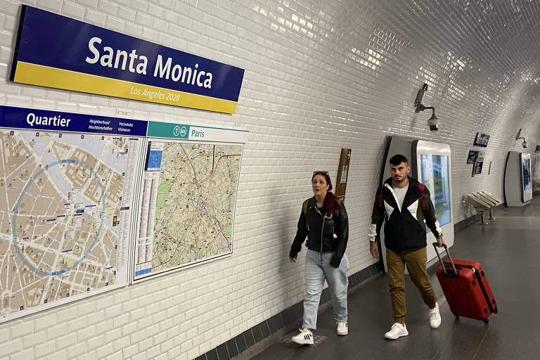 Paris 'rebatiza' estações do metrô para homenagear Los Angeles-2028