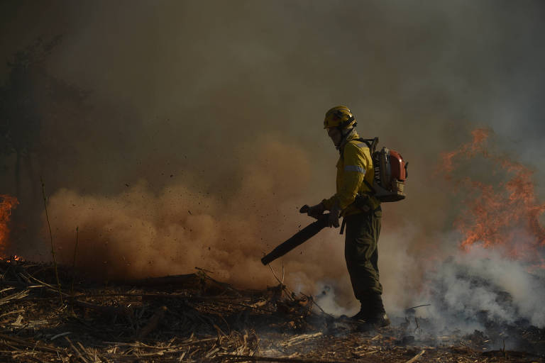 UnB suspende atividades presenciais nesta segunda (16) por fumaça de incêndio no Parque Nacional de Brasília