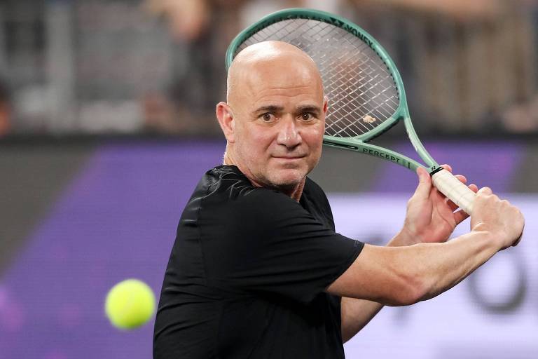 Nem ocupado, nem entediado: Andre Agassi busca o equilíbrio no pós-carreira