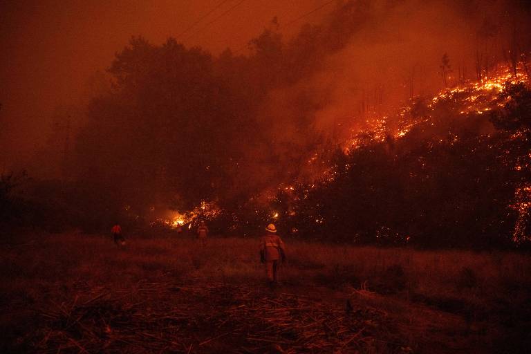 Incêndios de grandes proporções assolam Portugal e matam 7, incluindo um brasileiro