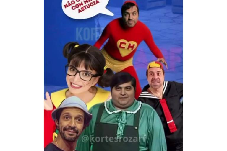 Publicação que mostra candidatos como 'Turma do Chaves' é propaganda de Marçal