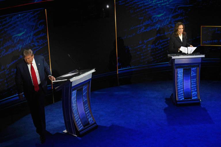 Kamala desafia Trump para novo debate, mas ele nega e diz que é tarde demais