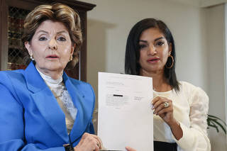 Attorney Gloria Allred Holds Press Conference With Alleged Victim Of Sean Diddy Combs