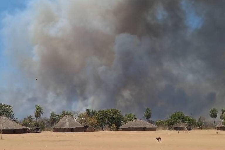 Incêndios em MT aumentam conflitos entre indígenas e governo de Mauro Mendes