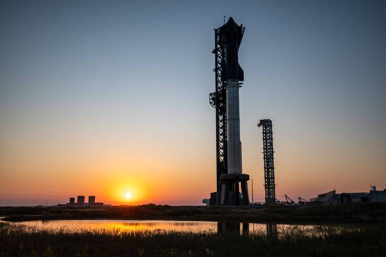 SpaceX lança Starship pela quinta vez e quer recuperar primeiro estágio; siga ao vivo