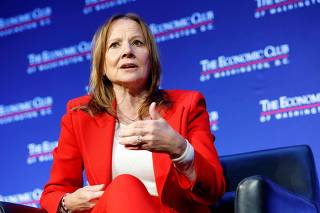 GM CEO Barra Speaks At Economic Club Of Washington, D.C.