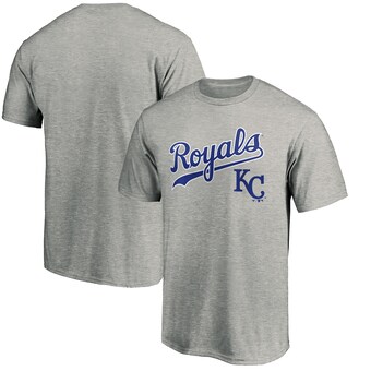 Men's Kansas City Royals Heather Gray Cooperstown Collection Wahconah T-Shirt