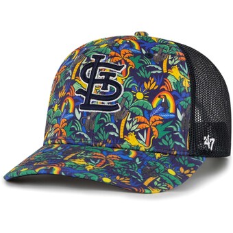 Youth St. Louis Cardinals '47 Navy Jungle Gym Adjustable Trucker Hat