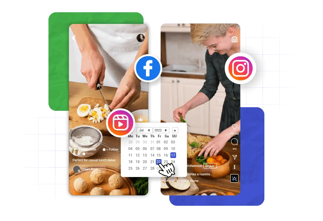 Programar y automatizar la publicación de Reels en Instagram y Facebook