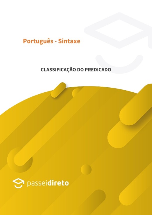 Apresentação dos conceitos básicos de oração