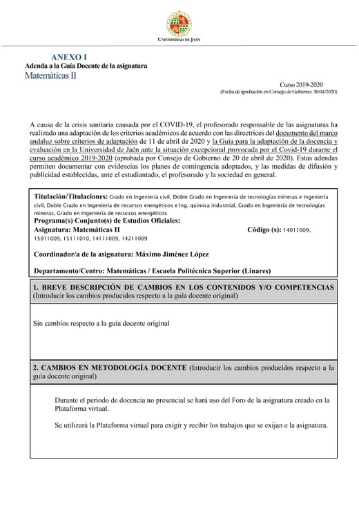 Grado en Ingeniería Civil Minas Recursos_Matemáticas II