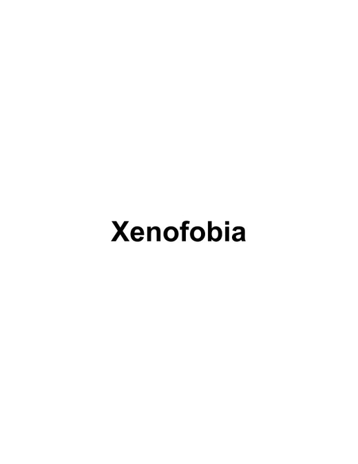 Xenofobia