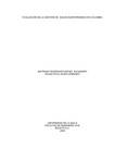 Evaluación de la gestión de aguas subterráneas en Colombia