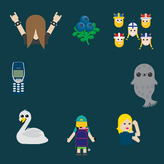 Emojis de Finlandia