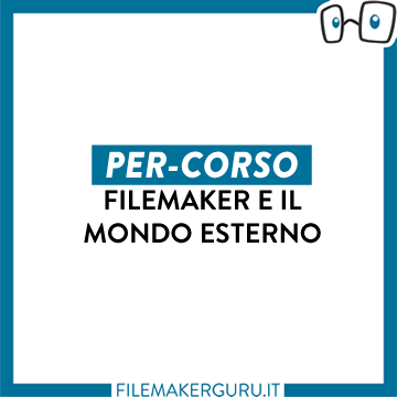 FILEMAKER E IL MONDO ESTERNO logo