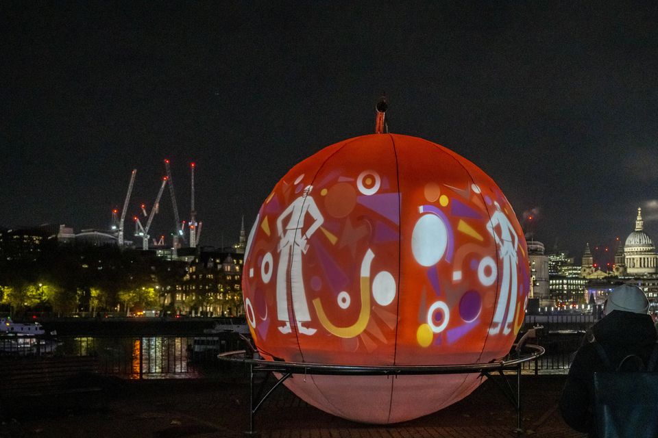 A Christmas ‘snow globe’ is unveiled by leading youth homelessness charity Centrepoint (Jeff Moore Media Assignments)