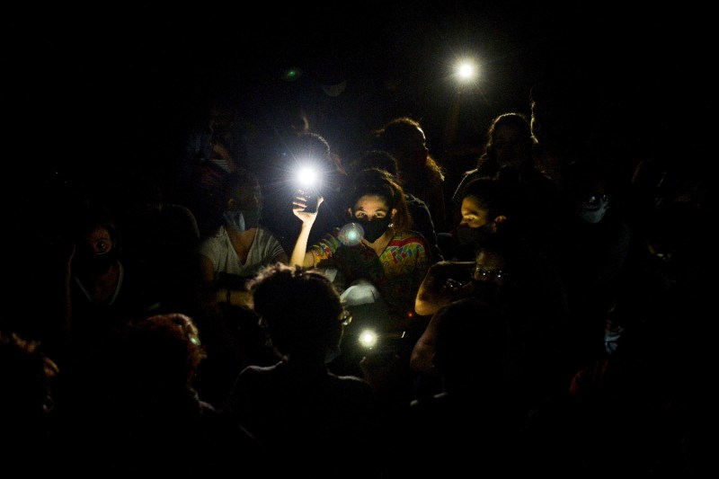 A group of young intellectuals and artists protest in Cuba